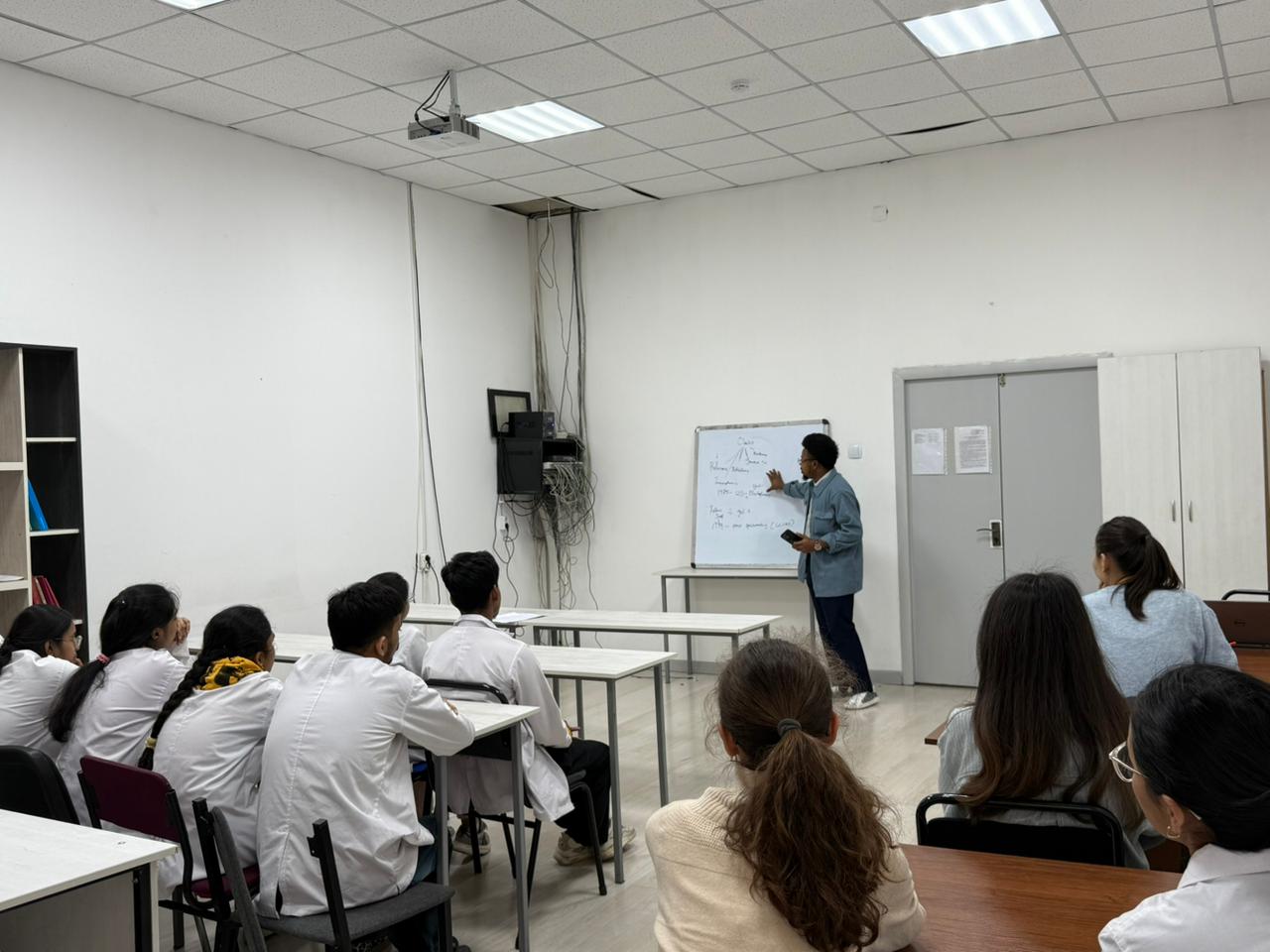 Докторанттың ашық сабағы